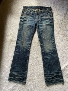 Vintage faded flared jeans
