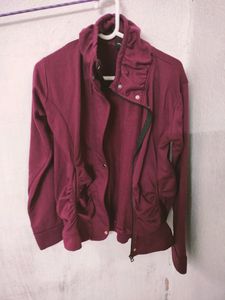 Maroon Winter Wear Jacket