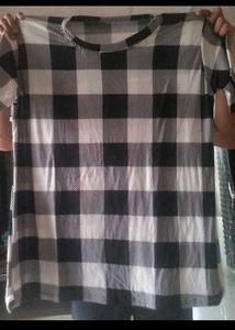 PLUS SIZE Checked Cordset