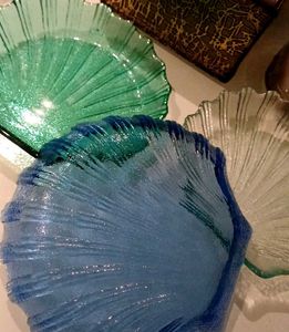 1Peice Small Glass Shell Plate