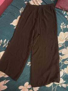 Wide Leg Brown Pants
