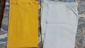 Men Yellow Kurta Pajama
