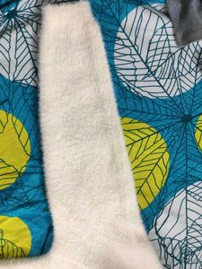 Cozy White Fuzzy Knit Sweater