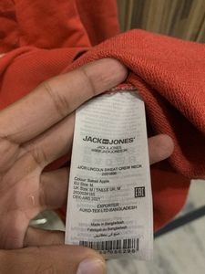Jack &amp; Jones Orange Sweatshirt