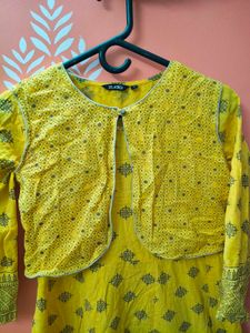 Zudio Yellow Printed Top