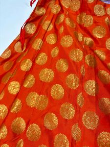 Orange Ethnic Skirt
