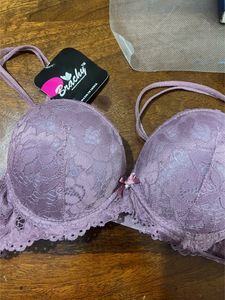 Brachy Women&#39;s Net Fabric Padded Underwire Push-Up