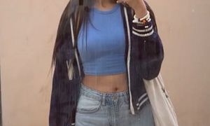 Zara Women&#39;s Blue Ribbed Tank Top