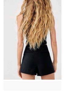 Zara Black Mini Skort