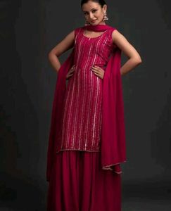 Rose Colour(Pink) Kurta Set