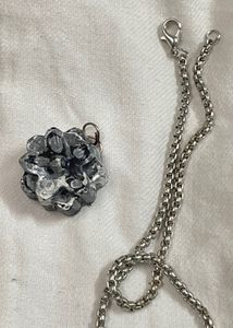 Stainless Steel Chain With A Stone Pendant
