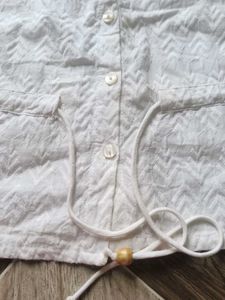 White Lace Trim Tank Top