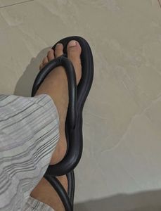 Black Flip Flops