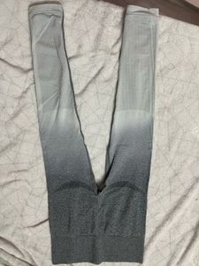 Gray Ombre Seamless Gym Leggings (Stretchable)