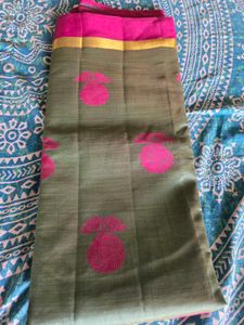 Elegant Green Saree