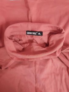 A Beautiful Full Sleeve Peach Color Top