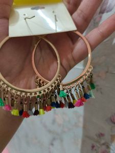Forever 21 Colorful Hoops Earrings