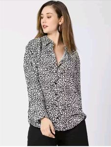 Beautiful Black And White Top For Girls