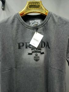 Prada Pure Cotton Denim T-shirt