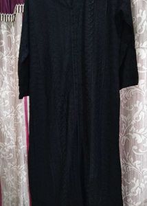 Elegant Black Embroidered Dress