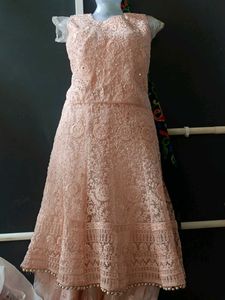 Peach Embroidered Lehenga Choli