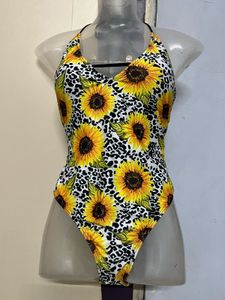 Sunflower padded Print Swimsuit