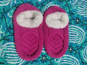 Pink Winter Socks