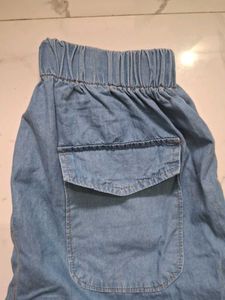Women&#39;s Wide-Leg Drawstring Jeans Pants