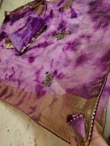 unique saree with blouse just wear an look gorgeou