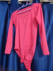 Pink Long Sleeve Bodysuit