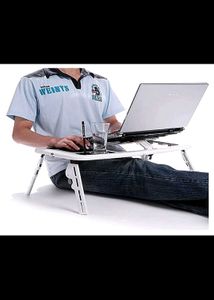 Foldable Usb Fan Laptop Table New Unused