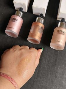 ICONIC LONDON Pack- 3  Liquid Highlighter