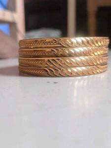Set of 4 Gold-Tone Bangles