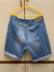 NOISY MAY Distressed Denim Shorts