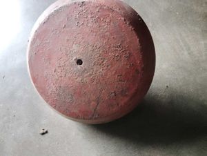 Rustic Red Clay Fan