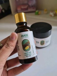 N4N Loofah & Lemon Peel and Facial Cream Set