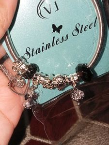 New Stainless Steel Bracelet ✨With Charming