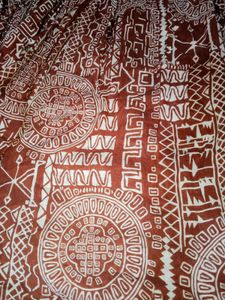 Tribal Brown Boho Skirt