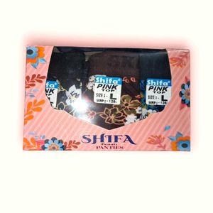 Combo Printed Women&#39;s Panty, 90cm 3pcs