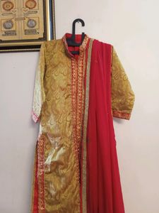 3 Piece Set Kurta , Ghagra , Dupatta