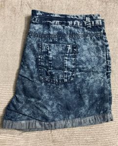 DNMX - Acid Wash Denim Shorts