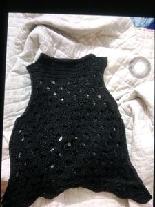 Stylish Black Knit Top