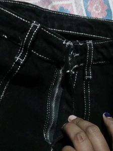Black Cargo Jeans
