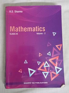 CLASS 11RD SHARMA MATHEMATICS VOLUME 2