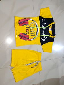 Beautiful 🤩 Yellow Colour Baby Boy Dress