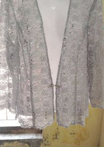 Sparkly Silver Cardigan