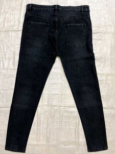 Black Jeans Slim Fit Denim Pants