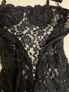 🐈‍⬛Newme Elegant Black Lace Maxi Dress