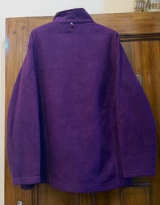 Purple Fleece Zip-Up Jacket