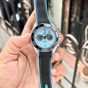 OMEGA SEAMASTER PLANET BLUE PREMIUM MENS WATCH